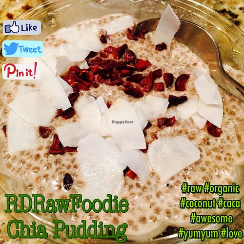 RD Raw Foodie's Fantastic Chia Pudding at RD Raw Foodie in Lake Park