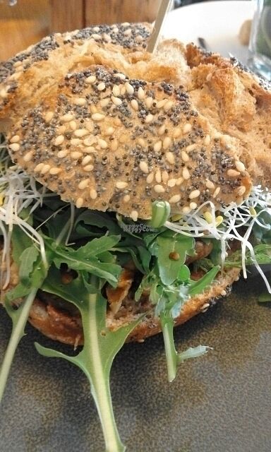 sandwich with chutney and nuts at Broodje Bewust in Leeuwarden