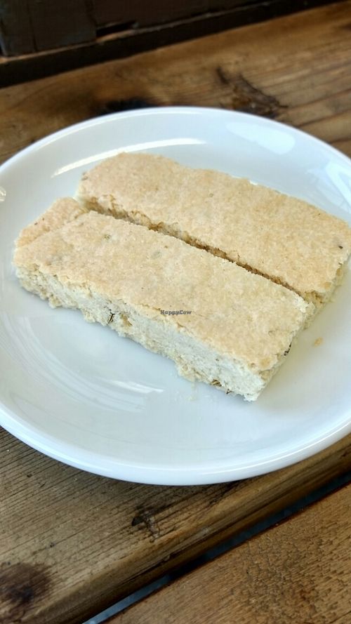 vegan fennel shortbread at Skip Garden Kitchen in London