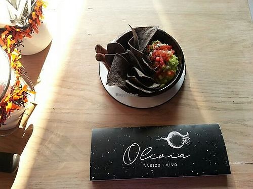 Beautiful presentation of food at Olivia in Puebla