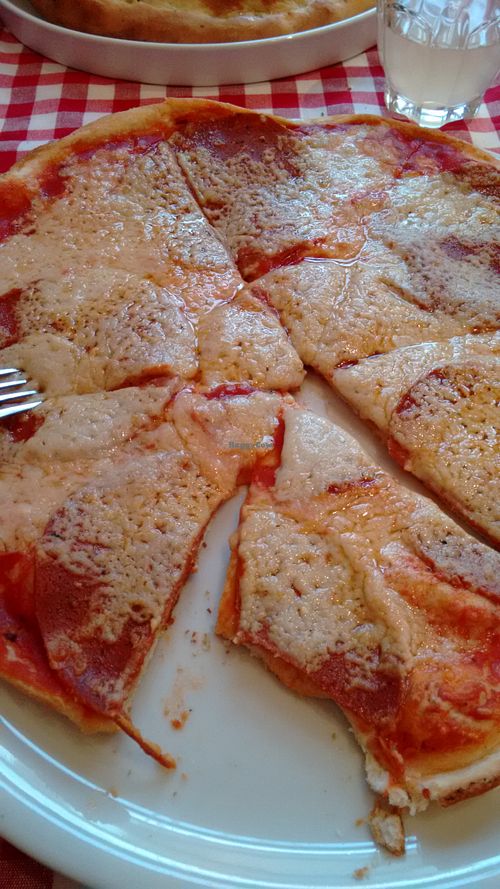 Vegan pizza at NovaPizza Vegan Kitchen in Edinburgh