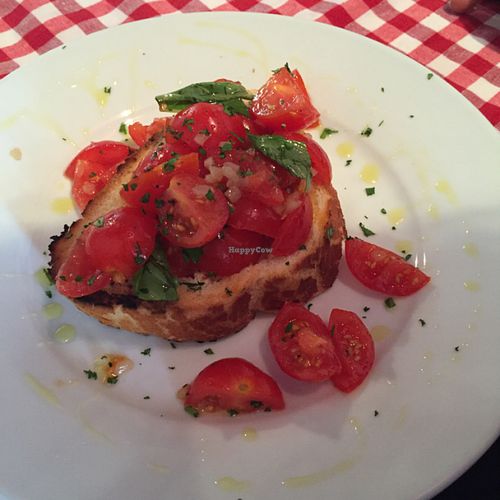 bruschetta - loads of tomatoes!  at NovaPizza Vegan Kitchen in Edinburgh