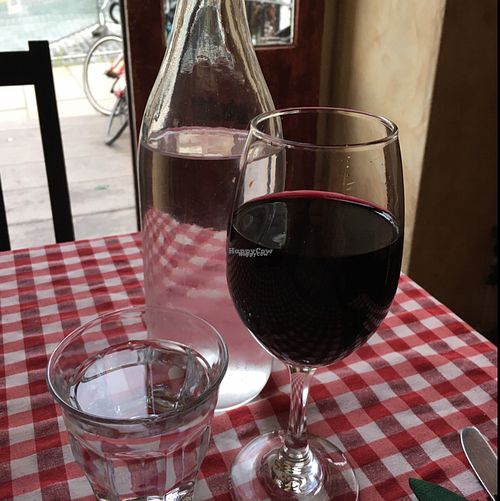 vegan wine   at NovaPizza Vegan Kitchen in Edinburgh