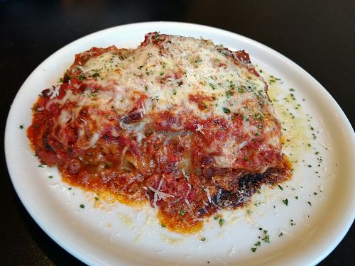 veggie lasagna at NovaPizza Vegan Kitchen in Edinburgh