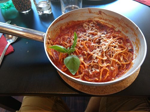 Amatricana at NovaPizza Vegan Kitchen in Edinburgh