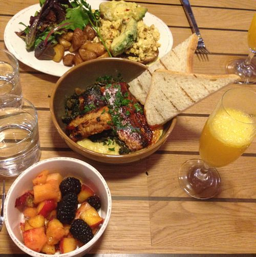 brunch spread  at Citizen Fox - Pop up in San Francisco