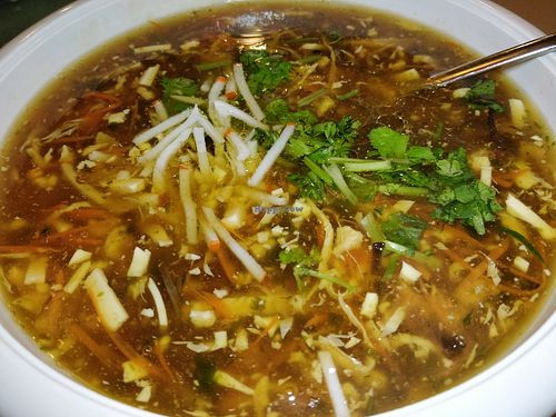 Veg "Crab & Shark Fin" Thick Soup at Nature Vegetarian Delights 大自然素食 - Upper Serangoon in Northeast Singapore