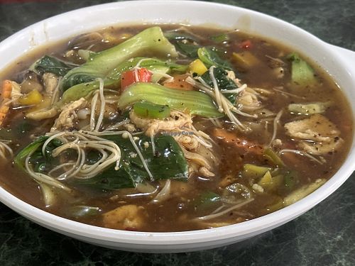 Bean Paste Hor Fun  at Nature Vegetarian Delights 大自然素食 - Upper Serangoon in Northeast Singapore