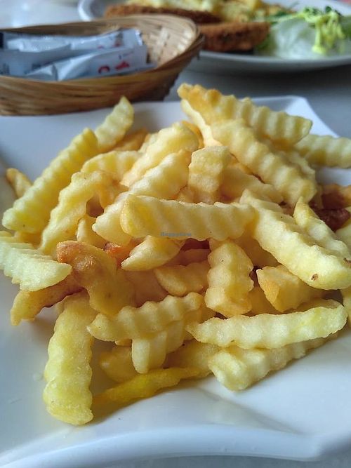 Fries at Nature Vegetarian Delights 大自然素食 - Upper Serangoon in Northeast Singapore