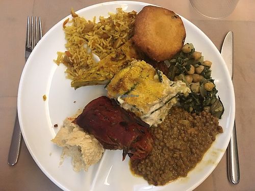 Buffet plate  at Flora in Verona