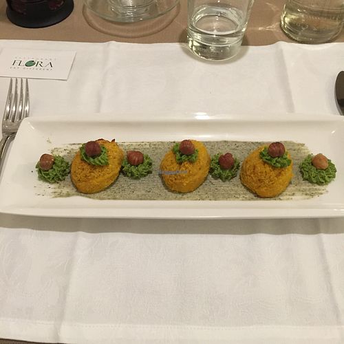 courge épinard  noisette persil at Flora in Verona