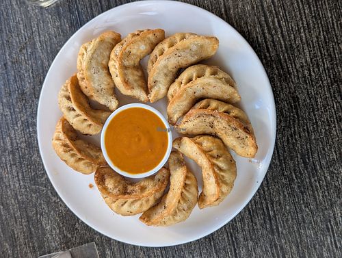 Fried momos at Loving Heart in Kathmandu