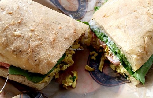 Tofu Scramble Sandwich  at Copper Branch in Pointe-claire