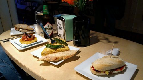 selection of tapas at Twiggy in Bilbao