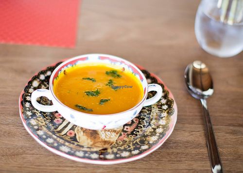 squash soup at 7th Element in Burbank