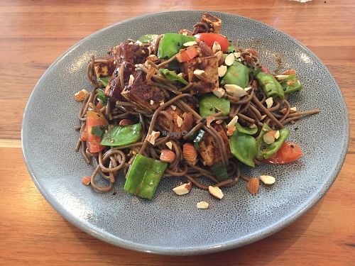 Soba noodle salad at Foraged in Seddon