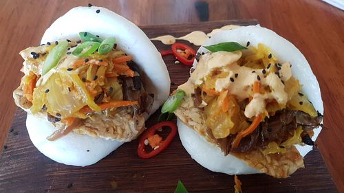 Bao sliders at Foraged in Seddon