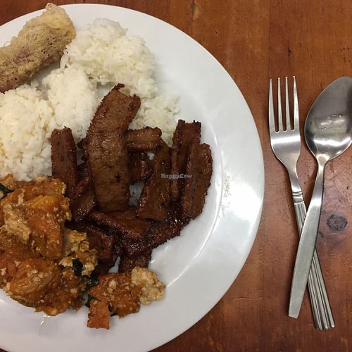 crispy soy, pumpkin, taro roll at Blossoming Lotus in Newtown