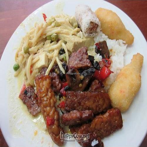 A Choice of 3 dishes with rice $9.80 at Blossoming Lotus in Newtown