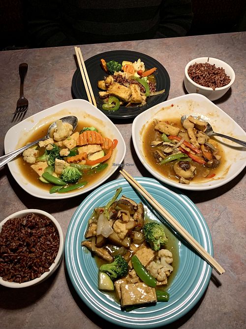 Portions are decent  at The Thai House in Wenatchee