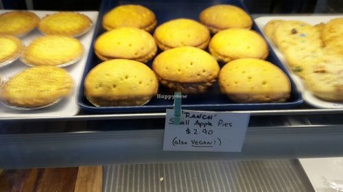 Vegan apple pies at Ranch Pies in Warwick