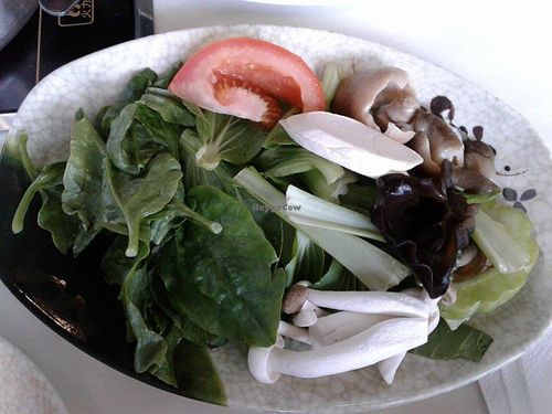 Fresh Vegetable for hot pot at Yummy Veggie in East Singapore