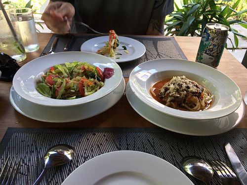 Warm house salad with vermicelli, Banlle pasta at Banlle in Siem Reap