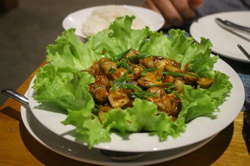 mushrooms at Banlle in Siem Reap