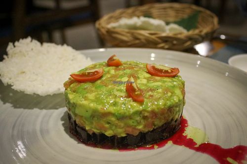 avocado-beet tartare at Banlle in Siem Reap