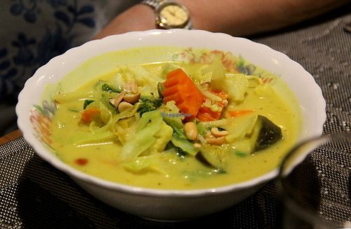 One of the curry-like dishes. I don´t remember which was which, because the dishes were so much like each other.  at Banlle in Siem Reap