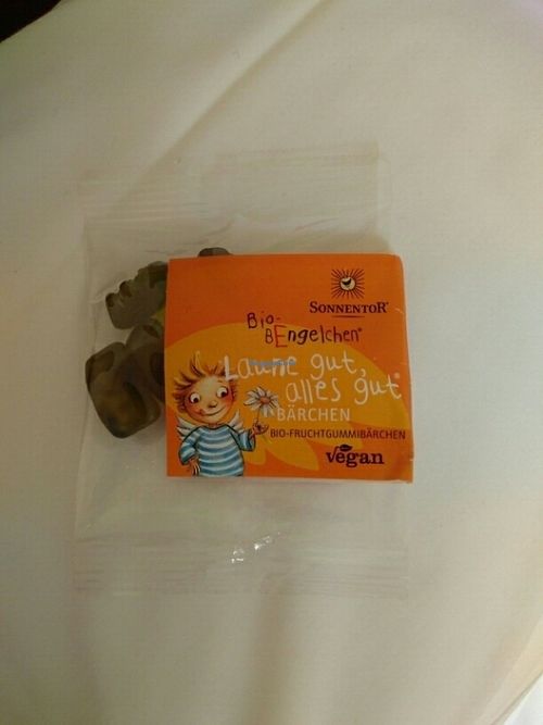 vegan gummybears at Hotel Sandwirth in Klagenfurt