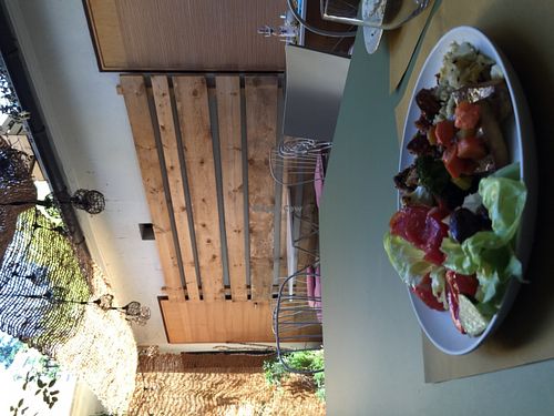 The garden at Il Guardiano del Farro in Locarno