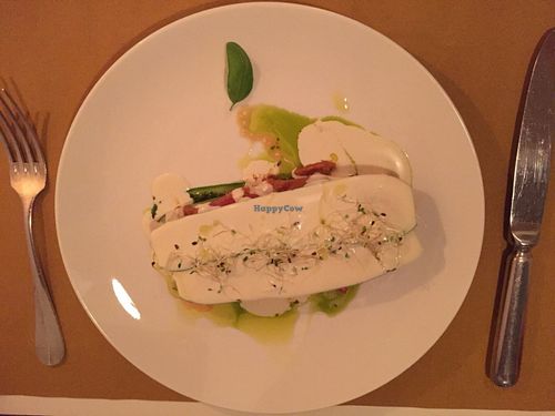 Rohe Zucchini-Lasagne at Il Guardiano del Farro in Locarno