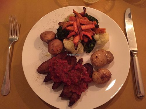 Seitan-Medaillons at Il Guardiano del Farro in Locarno