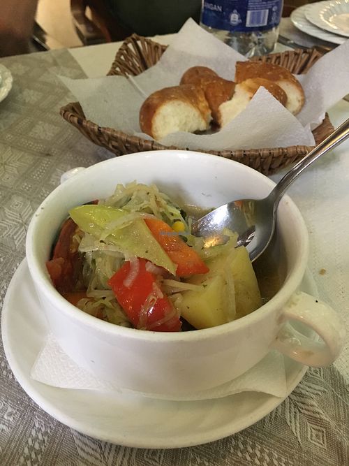Veggie stew at Platan in Samarkand