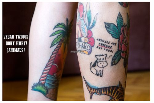 'Animals are friends,not food' tattoo work
*Only used vegan and cruelty free products. at Taste of Ink Tattoo Studio in Bodrum