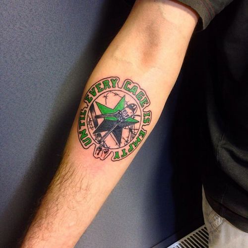 'Until every cage is empty' tattoo work
*Only used vegan and cruelty free products at Taste of Ink Tattoo Studio in Bodrum