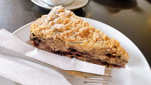 blueberry crumble  at Cafe Kopi in Hannover