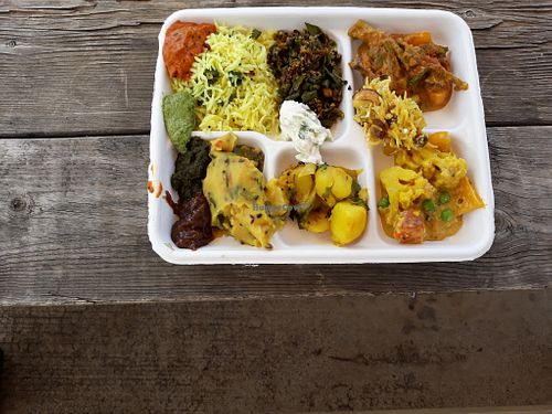 Thali  at Cafe Nirvana in Kapaa