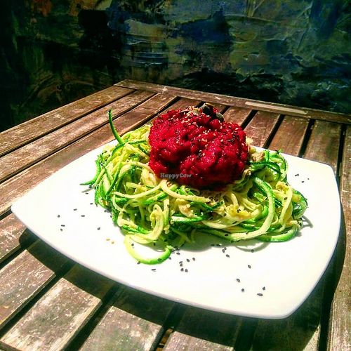 Na velikonoční pondělí můžete od 10 do 22 přijít na naši novinku v nabídce: ? netradiční staročeské ? velikonoční italské cuketové špagety. Každopádně se můžete těšit, jelikož je to ohromná porce, která skvěle zasytí a osvěží :) cena 150 Kč
 at bistRAW & Tea in Prague