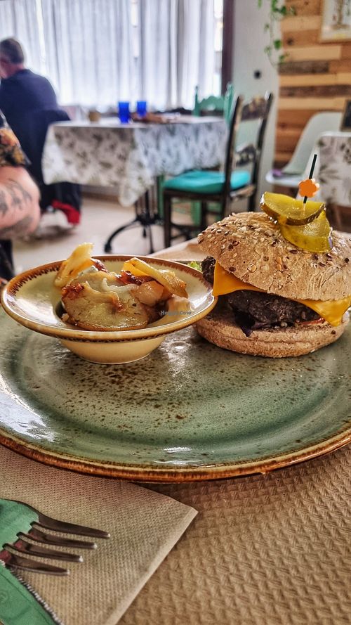 American Cheese at La Libelula Vegan Cafe in Fuengirola