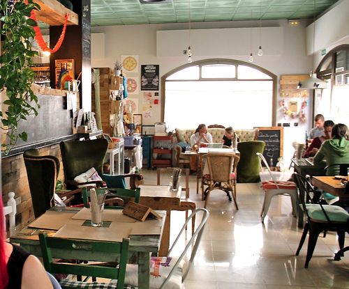 La Libelula from inside.  at La Libelula Vegan Cafe in Fuengirola