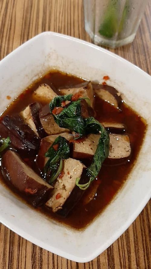 CHILLI TOFU at Xiao shan fang Vegetarian Food in Taichung