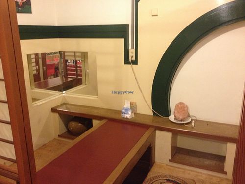 basement floor at Xiao shan fang Vegetarian Food in Taichung