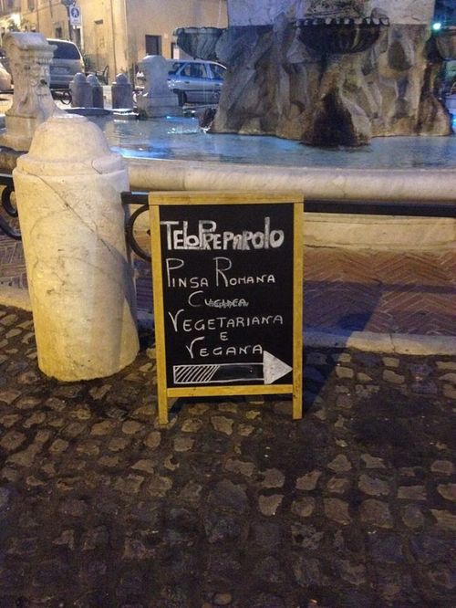 Near the fountain  at Telopreparoio in Tarquinia