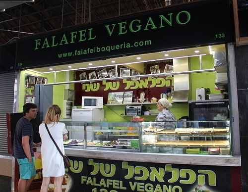 Falafel Vegano.  at Falafel Vegano - Food Stall in Barcelona