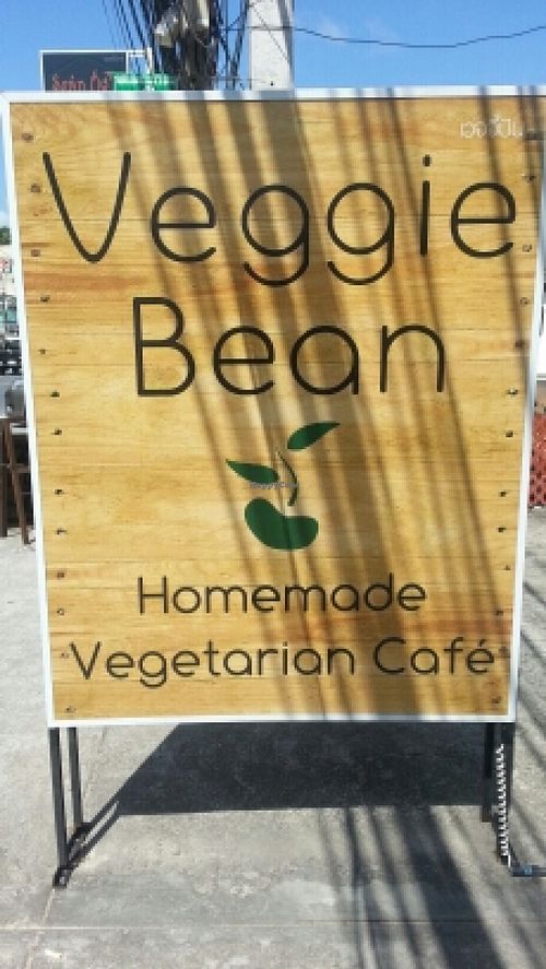 signage at Veggie Bean in Koh Samui