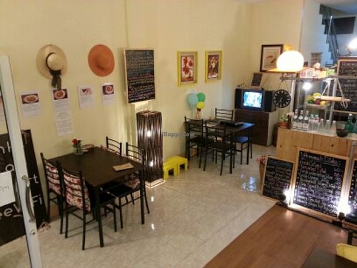 inside at Veggie Bean in Koh Samui