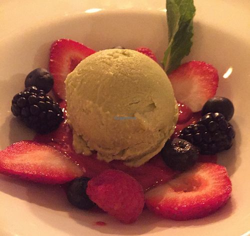 Homemade key lime gelato at Full Bloom in Miami Beach