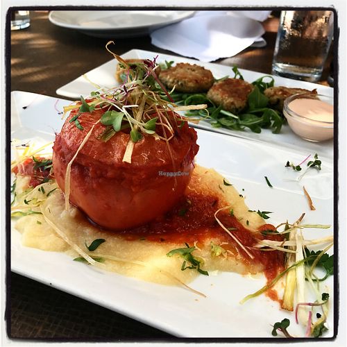 Stuffed tomato  at Full Bloom in Miami Beach